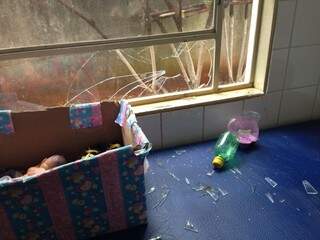 Meninos depredaram Ceinf e disseram que materiais furtados seriam usados para fazer pipas. (Foto: Divulgação)
