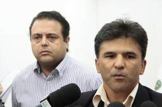 Ivandro e Luiz Alberto rebatem acusação feita pelo presidente de consórcio (Foto: Cleber Gellio)