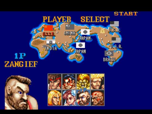 Zangief Imagens do personagem, Images, Street Fighter II, Museu