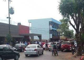 Crime aconteceu às 17h30, na avenida Mariscal, em Pedro Juan Caballero. (Foto: Ponta Porã Informa)