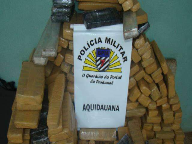  Homem &eacute; preso com meia tonelada de maconha em Aquidauana