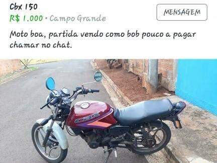 Dupla furta moto de funcion&aacute;rio de posto e anuncia no Facebook