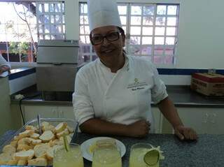 A chefe de cozinha Vera Chaves: quando quer produtos regionais típicos, endereço certo: as índias no Mercadão.