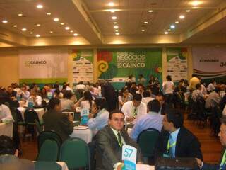 Roda de negócios na Expocruz, estimula cooperação comercial. (Foto: Arquivo/Sebrae)