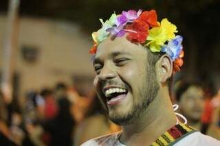 Enio descobriu gostar de Carnaval em Corumbá. (Foto: Marcos Ermínio)
