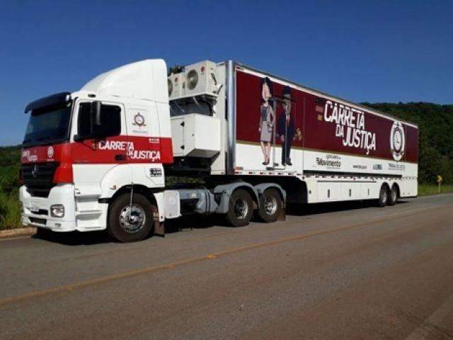 Carreta da Justi&ccedil;a leva atendimentos a Japor&atilde; a partir de segunda