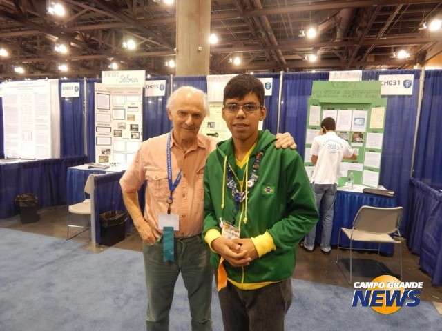 Estudante campo-grandense tem projeto cient&iacute;fico reconhecido nos EUA