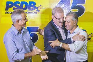 Reinaldo garante apoio para Geraldo Resende se candidatar à prefeitura de Dourados. (Foto: Alan Nantes)