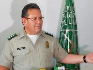 Coronel Medina acabou preso dias depois por envolvimento com tráfico (Foto: Pagina Siete)