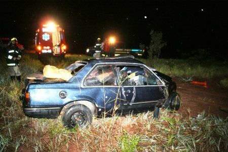  Homem morre e quatro pessoas ficam feridas em acidente na BR-163 