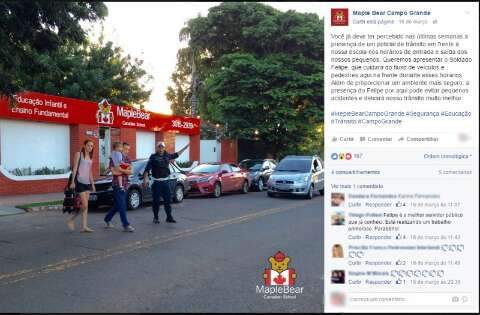 Presen&ccedil;a de PM em porta de escola gera discuss&atilde;o sobre privil&eacute;gios