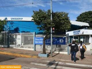 Matriz Uniderp, situado na Avenida Ceará, 333, bairro Miguel Couto. (Foto: Divulgação)