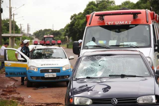 V&iacute;tima de atropelamento morre, e filha suspeita de embriaguez ao volante