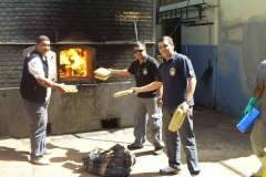  Pol&iacute;cia incinera 238 kg de maconha