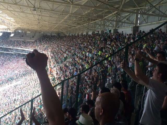 Palmeiras abre o placar e fica mais perto do t&iacute;tulo brasileiro de 2016