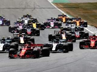 Vettel, Luis Hamilton e Kimi Raikkonen foram os vitoriosos do Grande Prêmio. (Foto: Uol Sportes) 