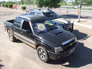 Intenção dos bandidos era vender veículo na Bolívia. (Foto: Divulgação)