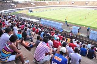Estádio Morenão recebe a partida entre Cene x Aquidauanense hoje (Foto: Arquivo/João Garrigó)