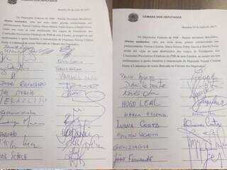 Deputados da bancada federal do PSB fizeram abaixo-assinado à direção do partido no qual se solidarizam com a deputada Tereza Cristina (Foto: Divulgação/Assessoria)