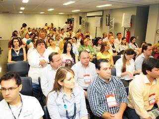 Evento reúne prefeitos eleitos e setor produtivo de MS. (Foto: Rodrigo Pazinato)