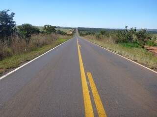 CNT aponta que asfalto das rodovias de MS é satisfatório. (Foto: Divulgação)