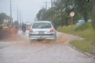 Chuva causou transtornos em alguns dias de janeiro na Capital (Foto: Marcelo Calazans/Arquivo)