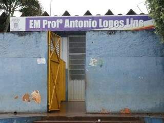 Escola Municipal Professor Antonio Lopes Lins em Campo Grande (Foto: Kisie Ainoã)