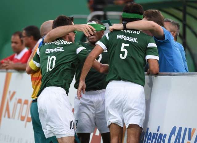 Brasil se consagra tetracampe&atilde;o no Futebol de 5 ao bater o Ir&atilde; por 1 a 0