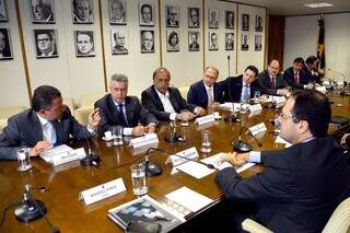 Governadores se reuniram com o ministro da Fazenda, Nelson Barbosa (Foto:Divulgação)