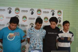 Da esquerda para direita, Jeferson, Eduardo, Christian e Murilo. (Foto: Pedro Peralta) 
