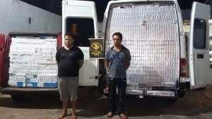 Policiais apreendem contrabando de cigarro avaliado em meio milh&atilde;o