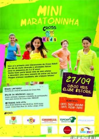 Mini Maratoninha infantil ir&aacute; agitar a cidade e divertir crian&ccedil;as de 2 a 12 anos