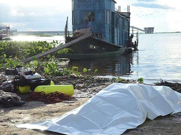 Ap&oacute;s sete horas de buscas, bombeiros encontram corpo de homem no Rio Paraguai