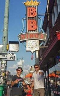Memphis: BB King&#039;s Blues Club, a casa do blues, que reuniu músicos lendários.