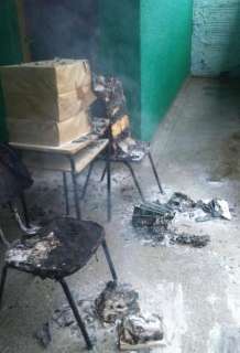 Curto circuito em ventilador causa incêndio em escola no Monte Castelo