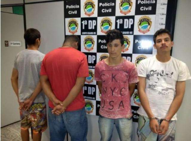 Presa quadrilha que ateou fogo em carro ap&oacute;s furto no Rita Vieira 