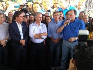 Nelsinho, Reinaldo Murilo e Miglioli tiveram candidaturas registradas no TRE pela coligação. (Foto: Fernando Antunes/Arquivo)