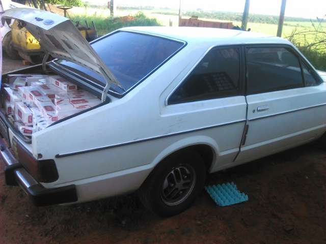 Corcel com 550 pacotes de cigarros paraguaios &eacute; apreendido pela PMR