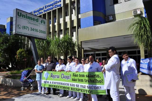 Enfermeiros do HE fazem paralisa&ccedil;&atilde;o e aprovam greve a partir de quinta-feira