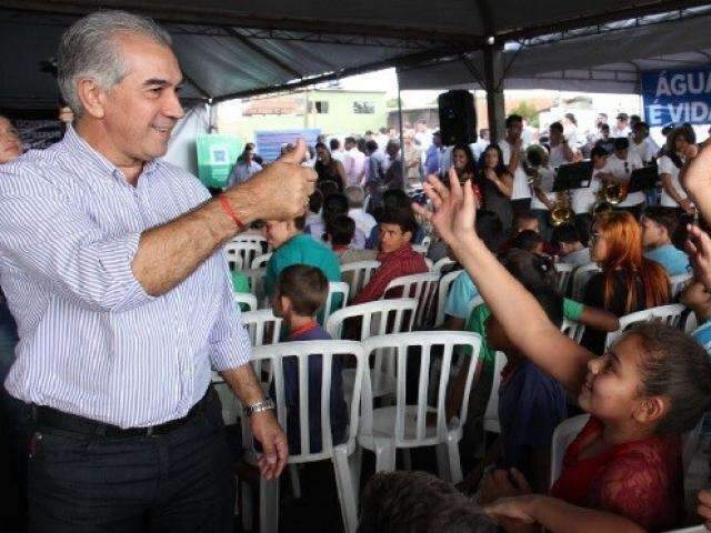 Reinaldo refor&ccedil;a cobran&ccedil;a por seguran&ccedil;a federal durante ato na fronteira