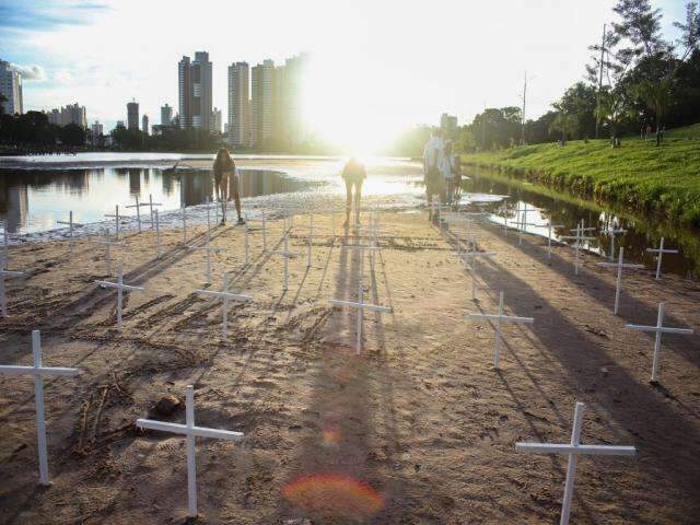 Com aumento de assoreamento, ato inaugura 2&deg; &quot;cemit&eacute;rio&quot; do Parque das Na&ccedil;&otilde;es