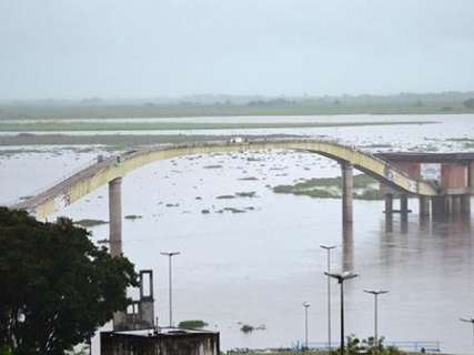 Com chuva quase todo dia, nível do Rio Paraguai sobe 5 cm por dia