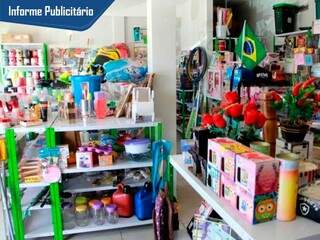 Na loja que tem quase tudo, promoção será em produtos de plástico para casa. (Foto: Alcides Neto)