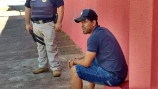 O caminhoneiro Luciano Verão de Lima, preso no dia 30 de março levando 130 quilos de cocaína em carga de açúcar (Foto: Adilson Domingos)