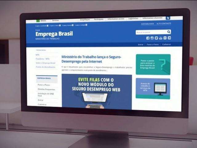 Trabalhadores podem solicitar o Seguro-Desemprego pela internet 