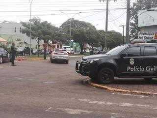 Ações de policiamento foram intensificadas em sete cidades de MS, nesta quinta-feira (01). (Foto: Hélio de Freitas) 