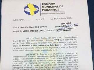 Sem sinal e internet, popula&ccedil;&atilde;o faz abaixo-assinado contra operadoras