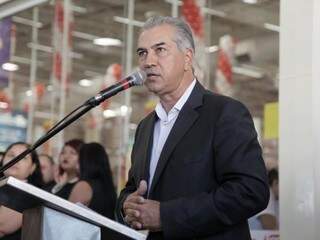 Governador do Estado, Reinaldo Azambuja, PSDB.
(Foto: João Paulo Gonçalves).