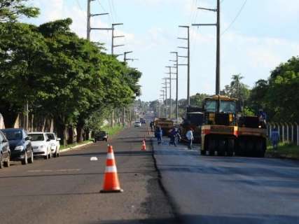 Prefeitura começa nova etapa de recapeamento na Avenida Tamandaré
