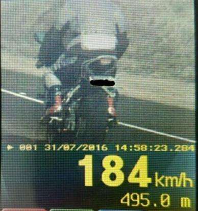 PRF flagra motocicleta a 184 km/hora durante opera&ccedil;&atilde;o na BR-163 